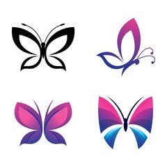 Beauty butterfly logo images