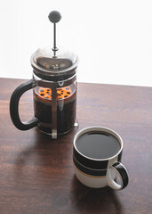 Simple french press coffee