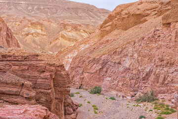 The Red Canyon is one of the most popular routes in the Eilat Mountains