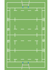 rugby sport league and union playing field