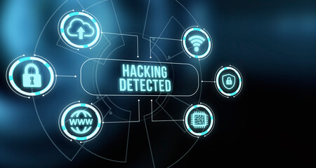 Internet, business, Technology and network concept. Cyber security data protection business technology privacy concept.