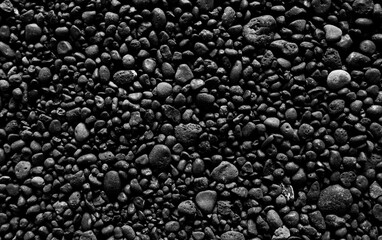  black stone backdrop - volcanic beach 