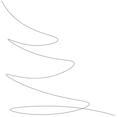 Christmas background with tree drawing, vector illustration