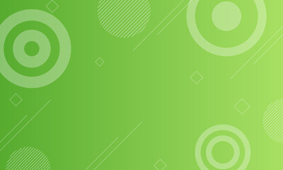 Fototapeta premium Modern green gradient geometric background. Design for posters, banners.
