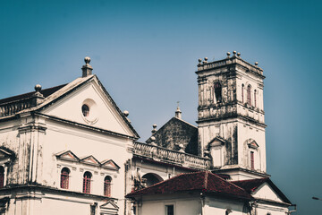 Fototapeta premium Basilica of bom jesus church museum in old goa architectural views