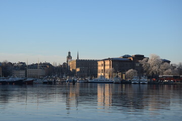 View of Stockholm during the winter
