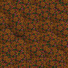 Seamless texture. symmetrical mosaic elements allover ornament. Print block for apparel textile, brocade dress fabric.texture for the site.