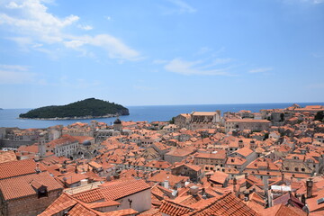 The old city of Dubrovnik in Croatia 