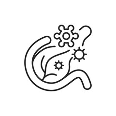 Nesidioblastosis color line icon. Pictogram for web page, mobile app, promo.