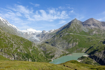 Mount Watzmann (peak Hocheck) in the german Alps near Berchtesgaden