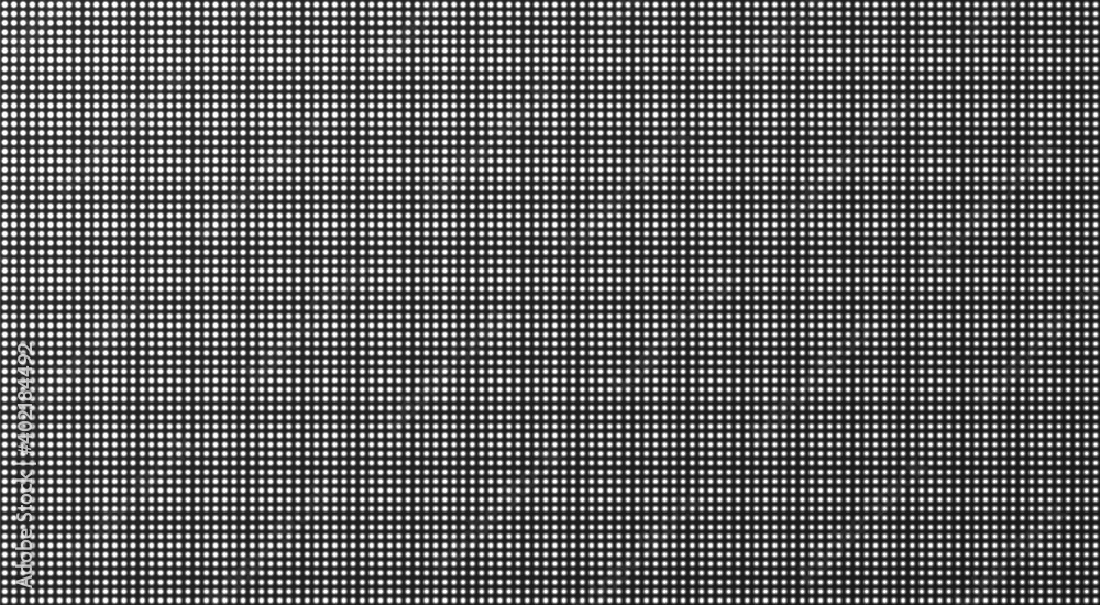 Wall mural led screen. pixel texture. lcd monitor with dots. tv background. digital display. electronic diode e