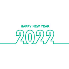 Happy New Year 2022. Cover of business diary for 2022with wishes. Brochure design template, card, banner. Vector illustration.