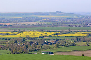 Pewsey Vale, Wiltshire from Milk Hill	