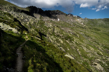 Hiking mount Ankogel in austrian Hohe Tauern