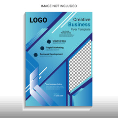 Corporate Business Flyer poster pamphlet brochure cover design layout background, vector template