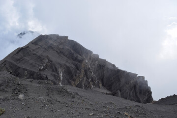 Scenic mountain landscapes against sky at Mount Kenya