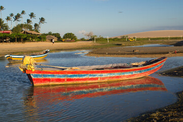 Fototapeta premium boats on the river