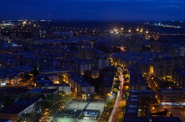Fototapeta premium Hora azul en Sevilla