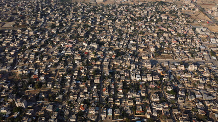 Aerial view over Jericho City in palestine territory rooftops
Drone view from dead sea city of Jericho, Jordan Valley, Israel/palestine
