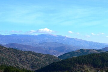 landscape with hills in the distance