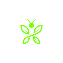butterfly illustration for logo company. a modern vector design