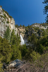 Fototapeta na wymiar Waterfall, Yosemite National Park, California, USA 