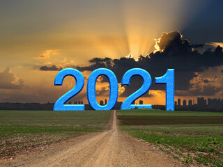 2021 road sky clouds rural 