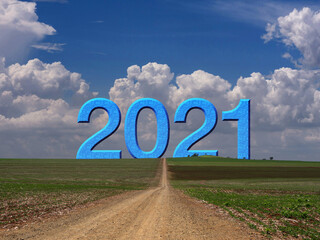 2021 road sky clouds rural 