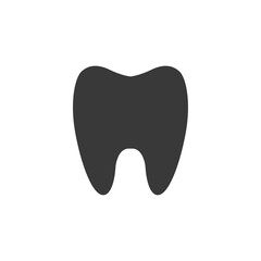 Tooth icon. Symbol of dentist and mouth health. Teeth hygiene vector.