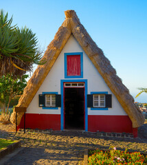 Fototapeta na wymiar Famous traditional rural house Madeira