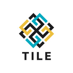 Vector logo of tiles, floors and repairs