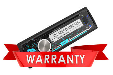 Fototapeta premium Digital media receiver warranty concept. 3D rendering