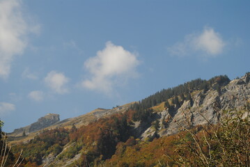 Naklejka premium himmel über alpen