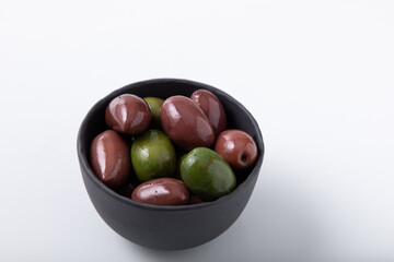 green olives in a bowl