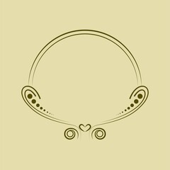 Vector vintage wreaths. Collection of trendy cute floral frames. Graphic design elements for wedding cards, prints, decoration, greeting cards. Hand drawn round illustration set.