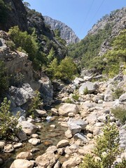 river in the mountains
