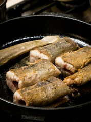 Grilled eel, a traditional Frisian food