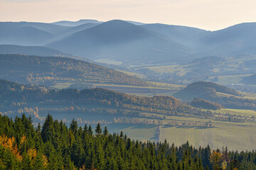 autumn in Jesniky, Jeseniky, northern Moravia, Czechia