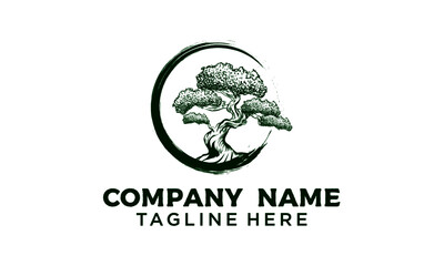 bonsai, plants, mini trees are suitable for ornamental tree enthusiasts, can make simple vintage banner t-shirts logos modern logos