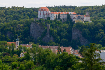 Obraz premium Vranov nad Dyjí State Castle, South Moravia, Czechia