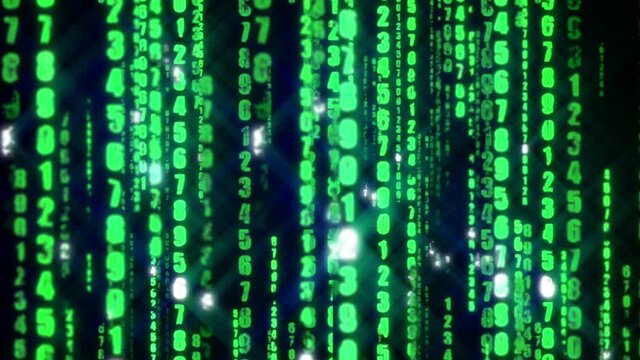 background binary code computer data digital matrix