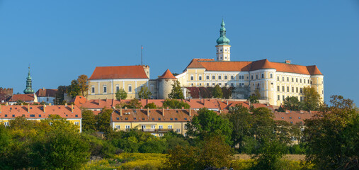 Obraz premium town of Mikulov, South Moravia, Czechia
