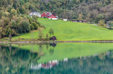 Fototapeta premium Norway fjord