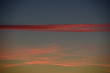 red and yellow sky