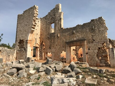 ruins of an old castle