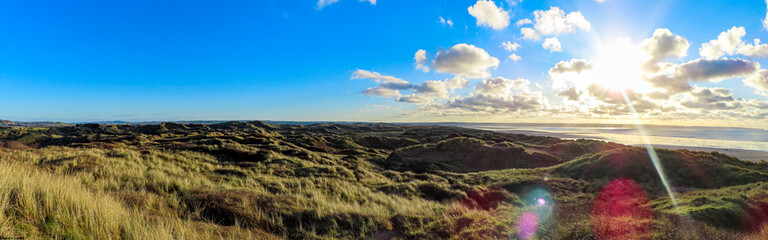 saunton sands panoramic photos made in lightroom