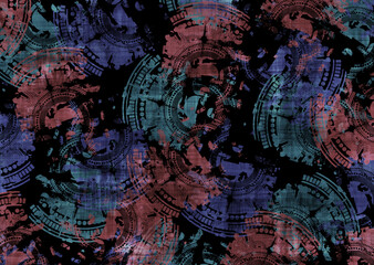 	
abstract geometric pattern	
