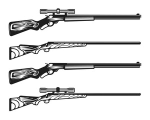 Hunting rifle guns