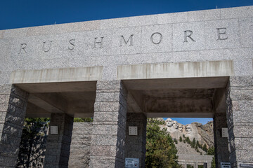 Entrance at Mount Rushmore National Monument