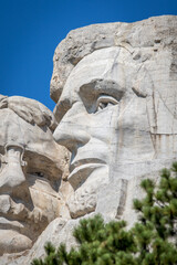 The Bust of Abraham Lincoln at Mount Rushmore National Monument
